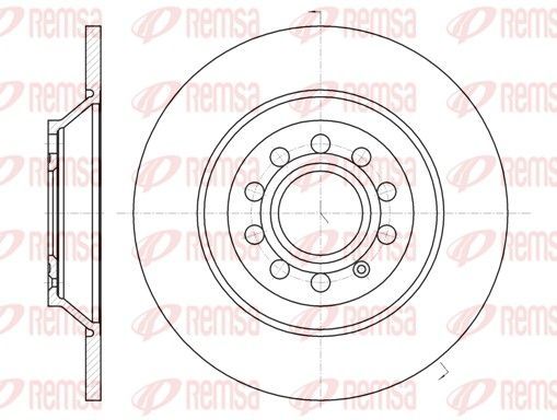 Stabdžių diskas REMSA 61207.00