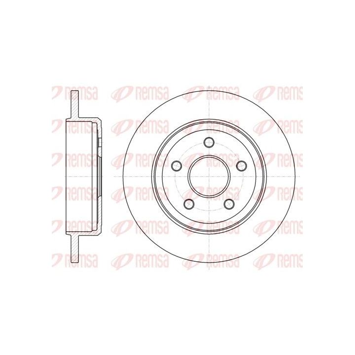 Stabdžių diskas REMSA 61211.00