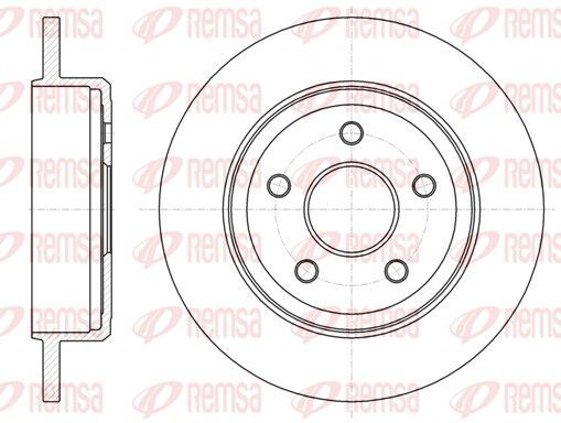 Stabdžių diskas REMSA 61211.00