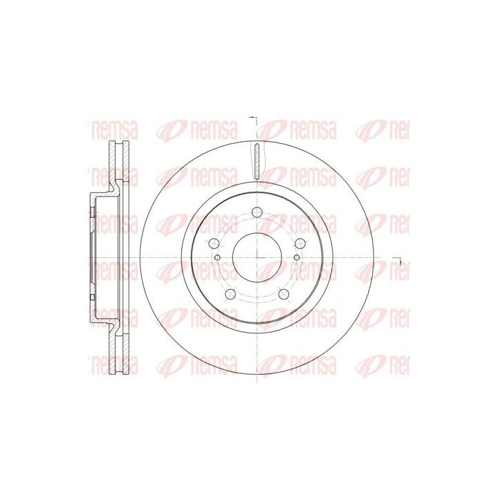 Stabdžių diskas REMSA 61212.10