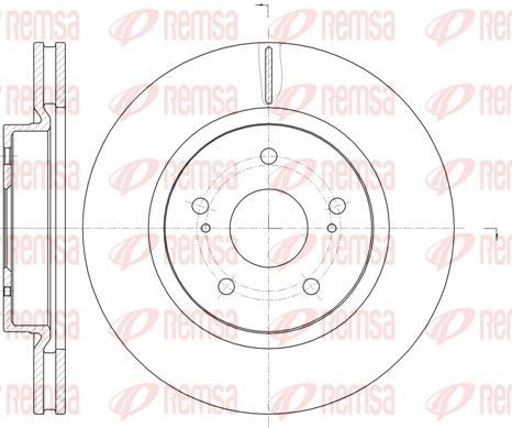 Stabdžių diskas REMSA 61212.10
