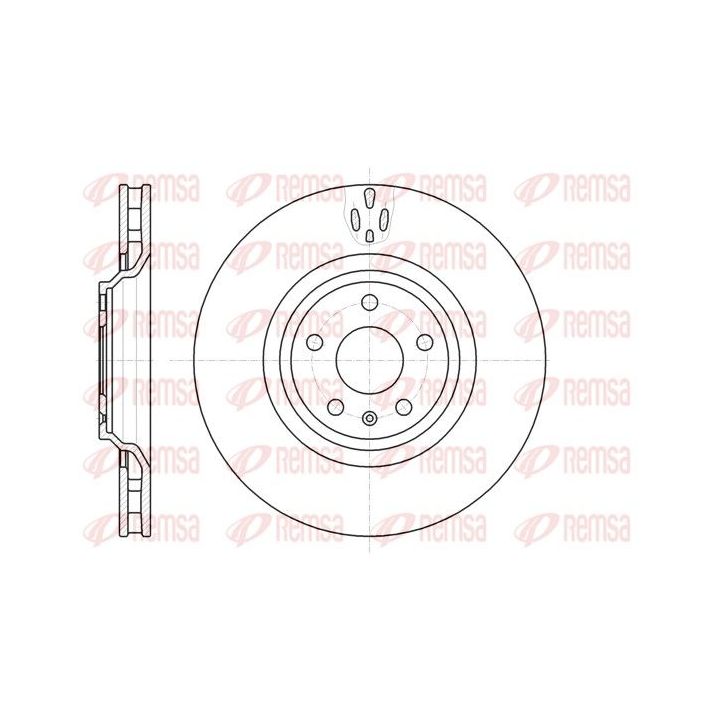Stabdžių diskas REMSA 61213.10