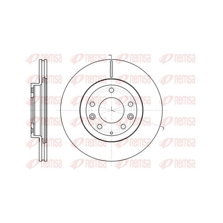 Stabdžių diskas REMSA 61215.10
