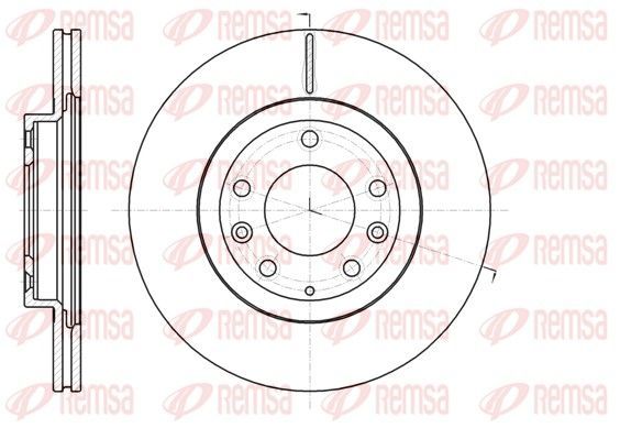 Stabdžių diskas REMSA 61215.10