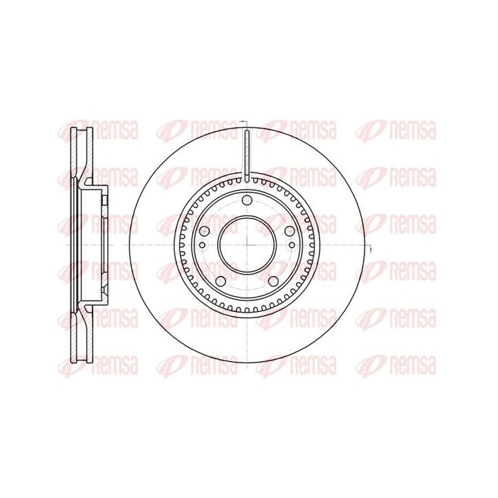 Stabdžių diskas REMSA 61217.10