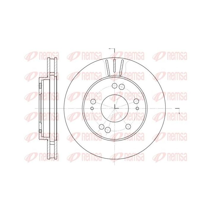 Stabdžių diskas REMSA 61220.10