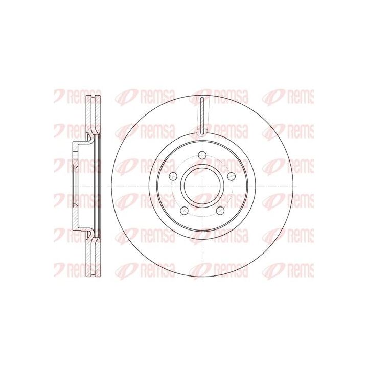 Stabdžių diskas REMSA 61223.10