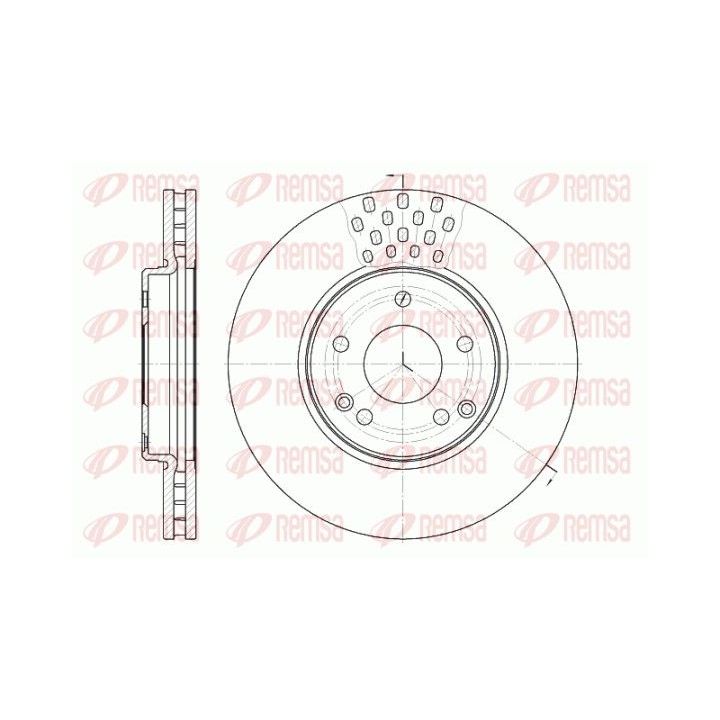 Stabdžių diskas REMSA 61225.10