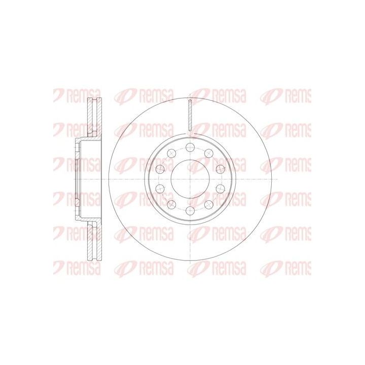 Stabdžių diskas REMSA 61227.10