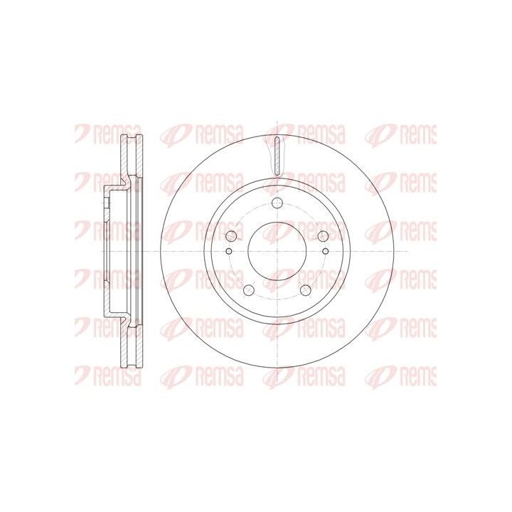 Stabdžių diskas REMSA 61229.10