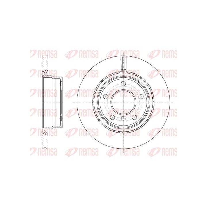 Stabdžių diskas REMSA 61231.10