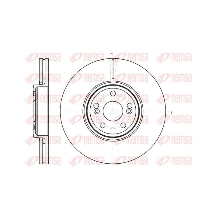 Stabdžių diskas REMSA 61234.10