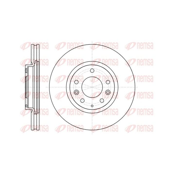 Stabdžių diskas REMSA 61236.10