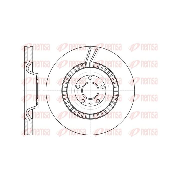 Stabdžių diskas REMSA 61238.10