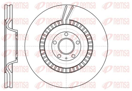 Stabdžių diskas REMSA 61238.10