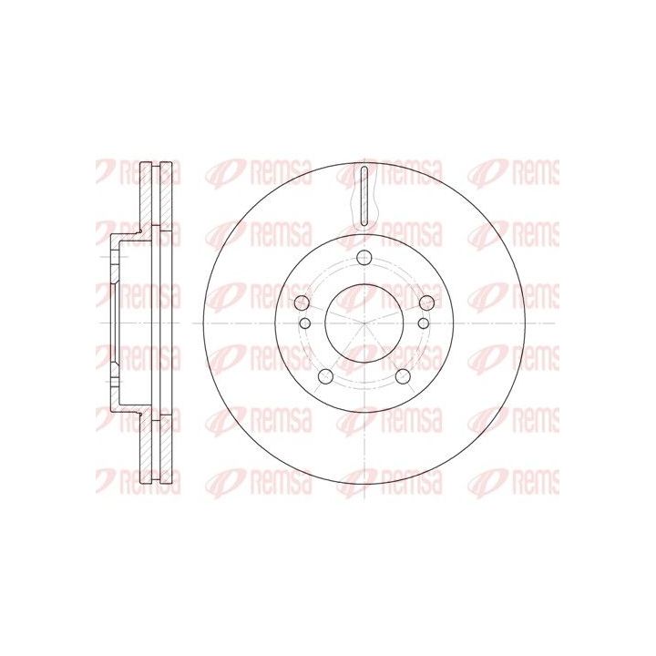 Stabdžių diskas REMSA 61242.10