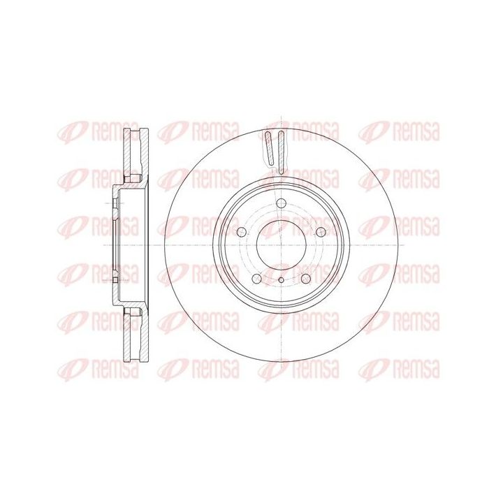 Stabdžių diskas REMSA 61244.10