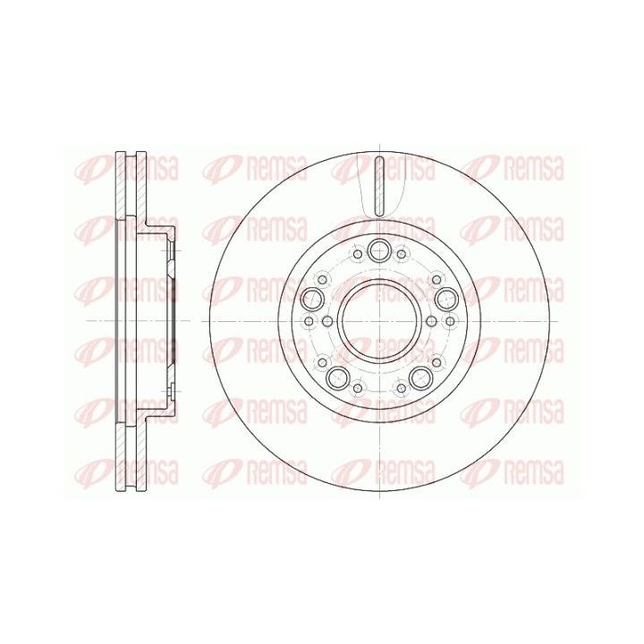 Stabdžių diskas REMSA 61251.10