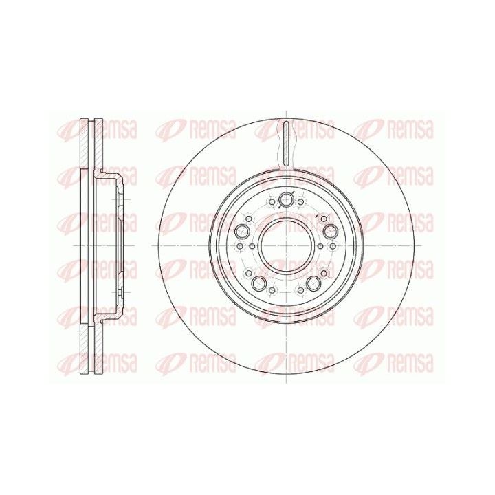 Stabdžių diskas REMSA 61252.10