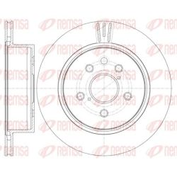 Stabdžių diskas REMSA 61255.10