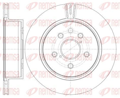 Stabdžių diskas REMSA 61255.10