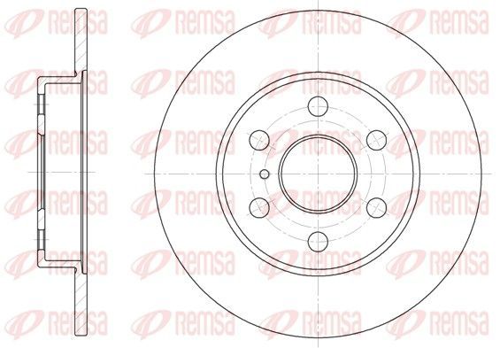 Stabdžių diskas REMSA 61258.00