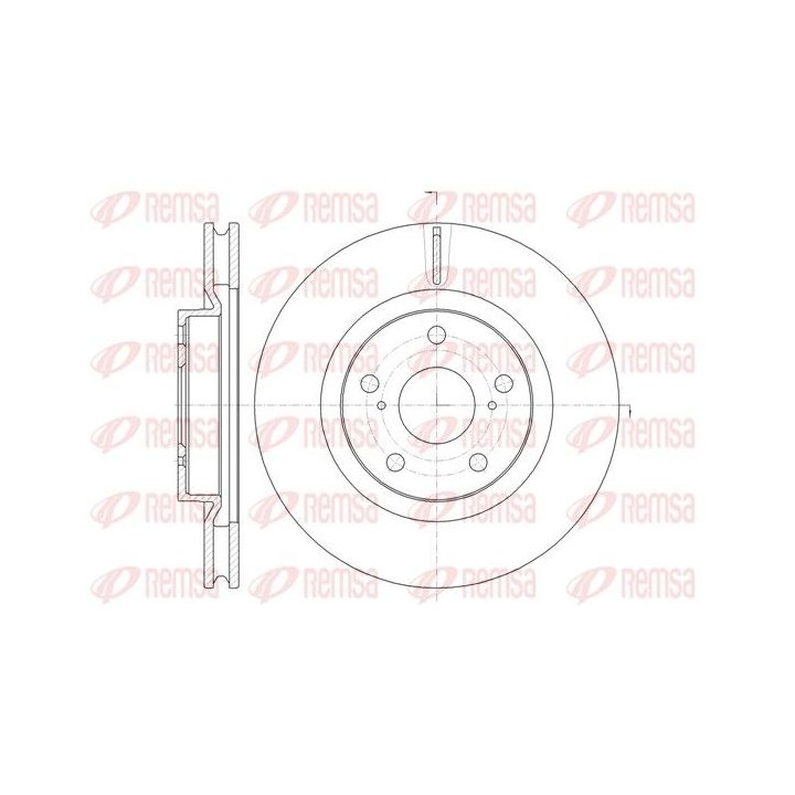 Stabdžių diskas REMSA 61259.10
