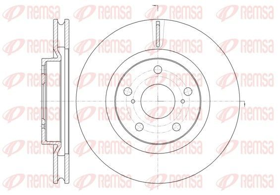 Stabdžių diskas REMSA 61259.10
