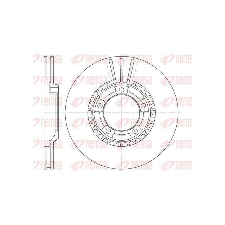 Stabdžių diskas REMSA 61260.10