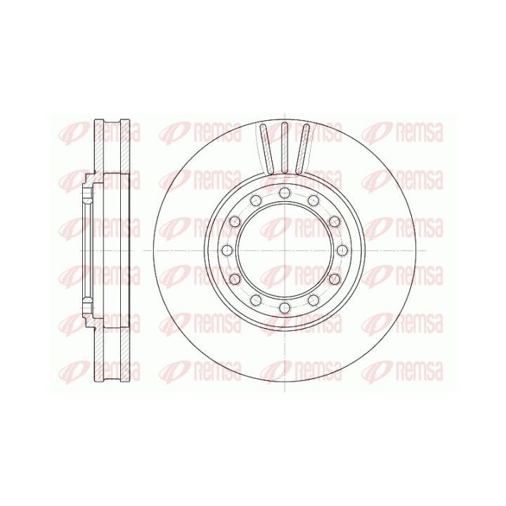 Stabdžių diskas REMSA 61261.10