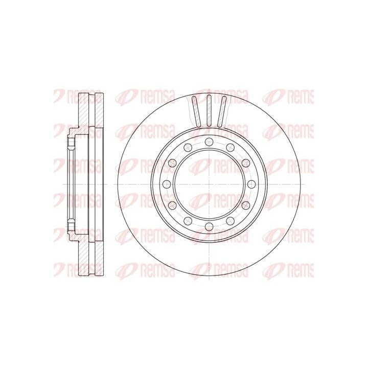 Stabdžių diskas REMSA 61262.10