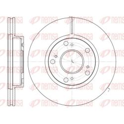 Stabdžių diskas REMSA 61263.10