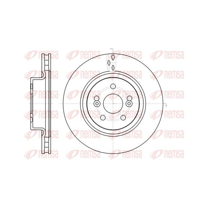 Stabdžių diskas REMSA 61264.10