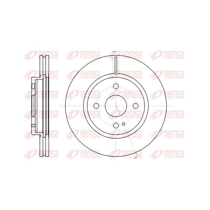 Stabdžių diskas REMSA 61266.10