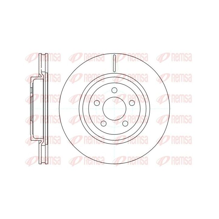 Stabdžių diskas REMSA 61269.10