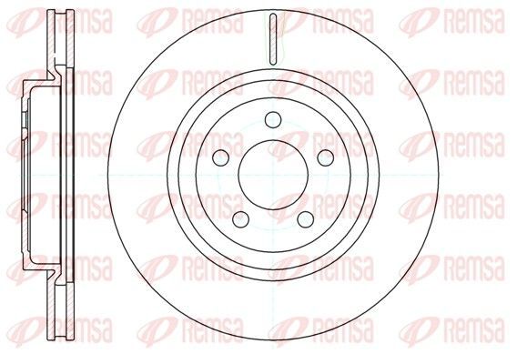 Stabdžių diskas REMSA 61269.10
