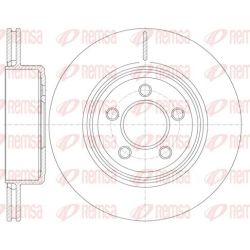 Stabdžių diskas REMSA 61270.10