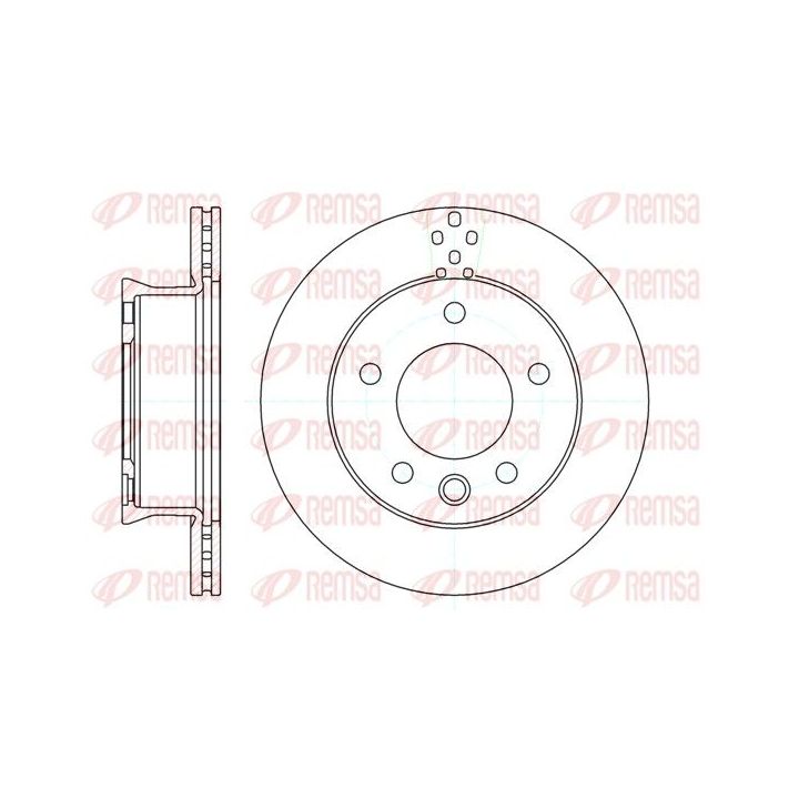 Stabdžių diskas REMSA 61275.10