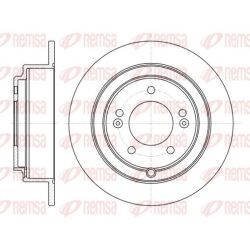 Stabdžių diskas REMSA 61276.00