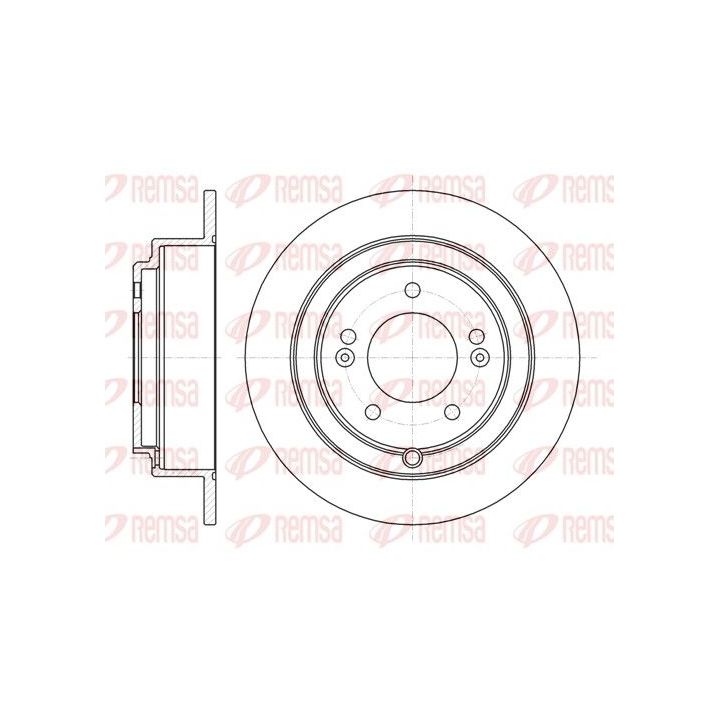 Stabdžių diskas REMSA 61276.00