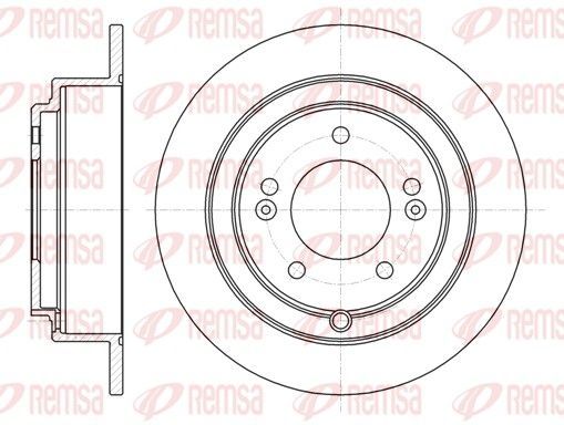 Stabdžių diskas REMSA 61276.00