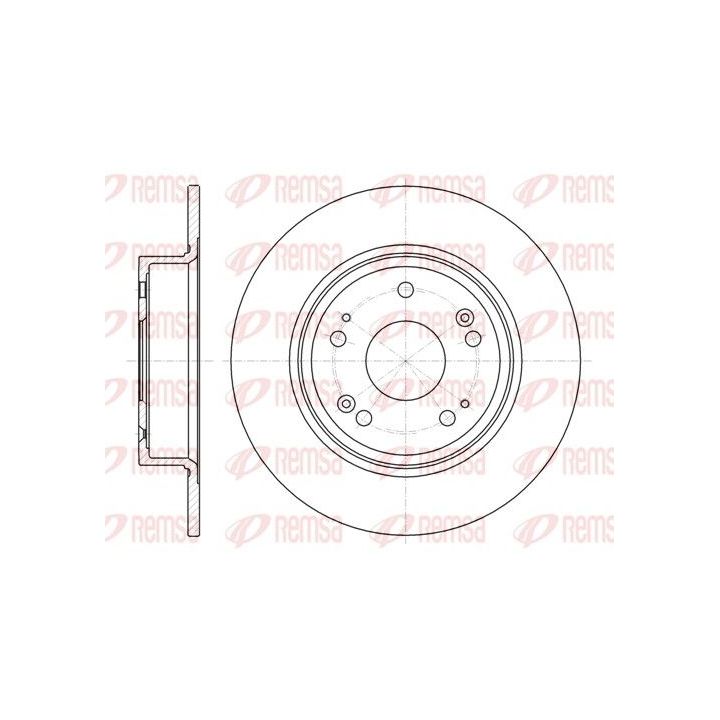 Stabdžių diskas REMSA 61278.00