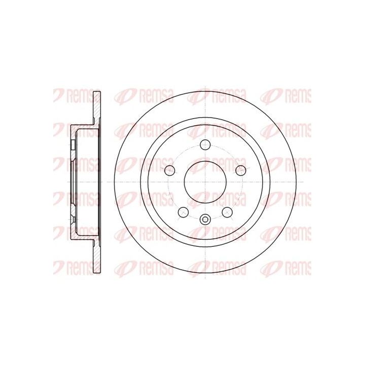 Stabdžių diskas REMSA 61279.00