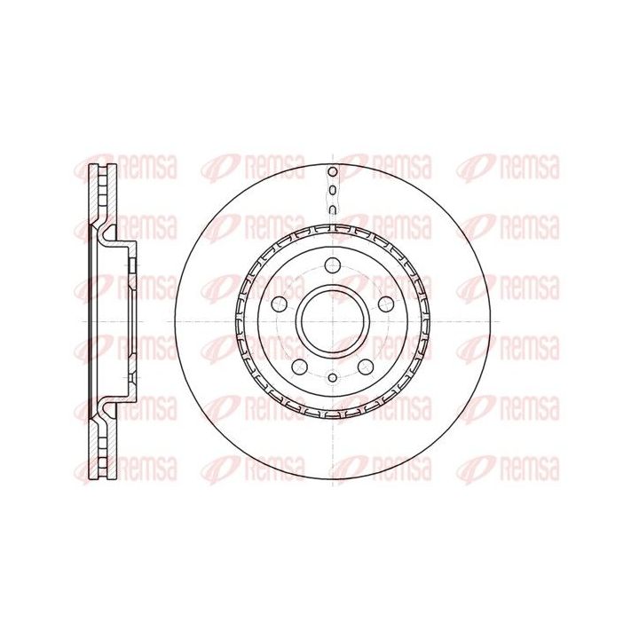 Stabdžių diskas REMSA 61283.10