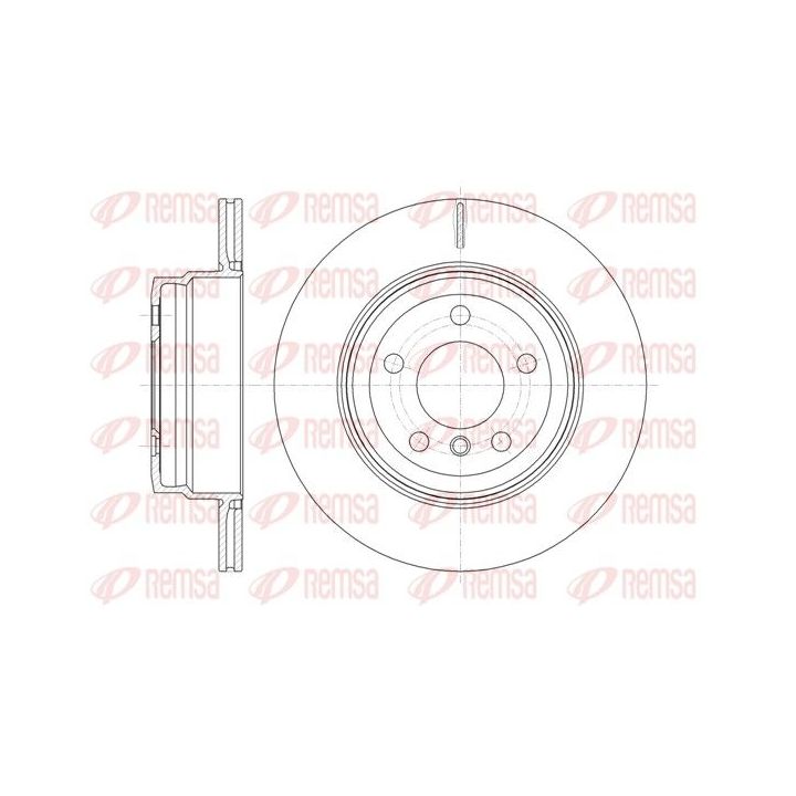 Stabdžių diskas REMSA 61287.10