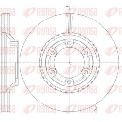 Stabdžių diskas REMSA 61288.10