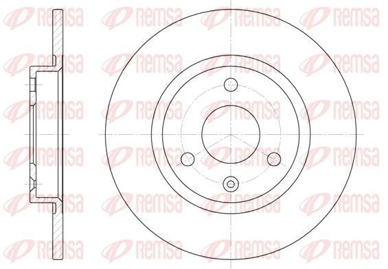 Stabdžių diskas REMSA 6129.00
