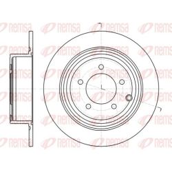 Stabdžių diskas REMSA 61290.00