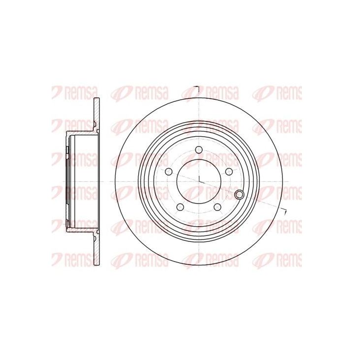 Stabdžių diskas REMSA 61290.00