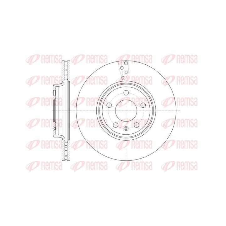 Stabdžių diskas REMSA 61292.10